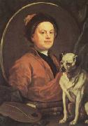 HOGARTH, William Self-portrait (mk08) oil